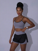 Conjunto Top + Short Duplo Fitness
